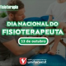 DIA NACIONAL DO FISIOTERAPEUTA | 13 DE OUTUBRO